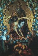 Lucas  Cranach The Trinity oil painting